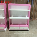 Pink Textile Shop Rack Display Clothes Baby Store Furniture